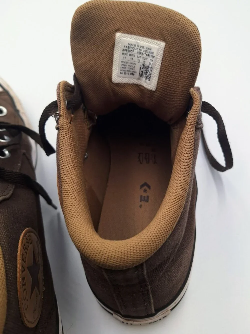 Converse Chuck Taylor All Star Malden Street Mid Brown Mens Sz 11